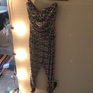 Romper with Aztec tribal print